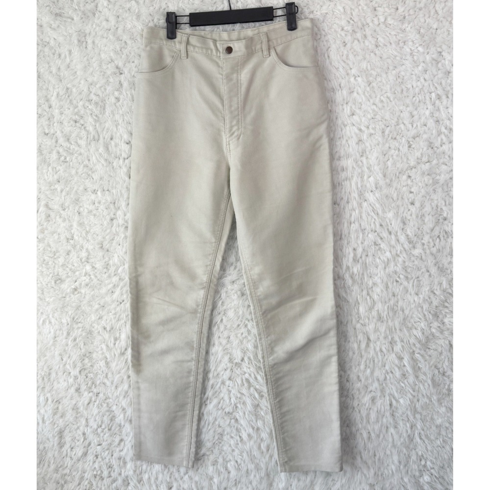 Morrisons Australia Vintage High Rise Slim Cotton Pants 14 30 Tan Made in AU
